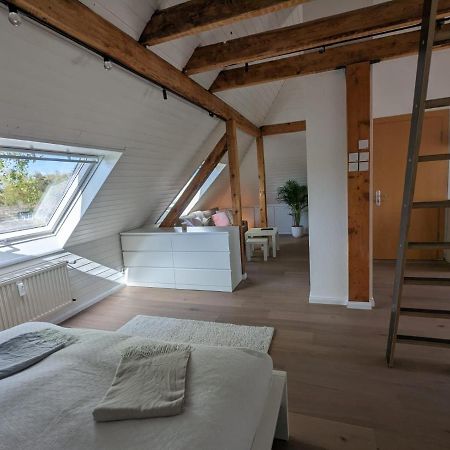 Helles Dachgeschoss-Appartement Krefeld Eksteriør billede